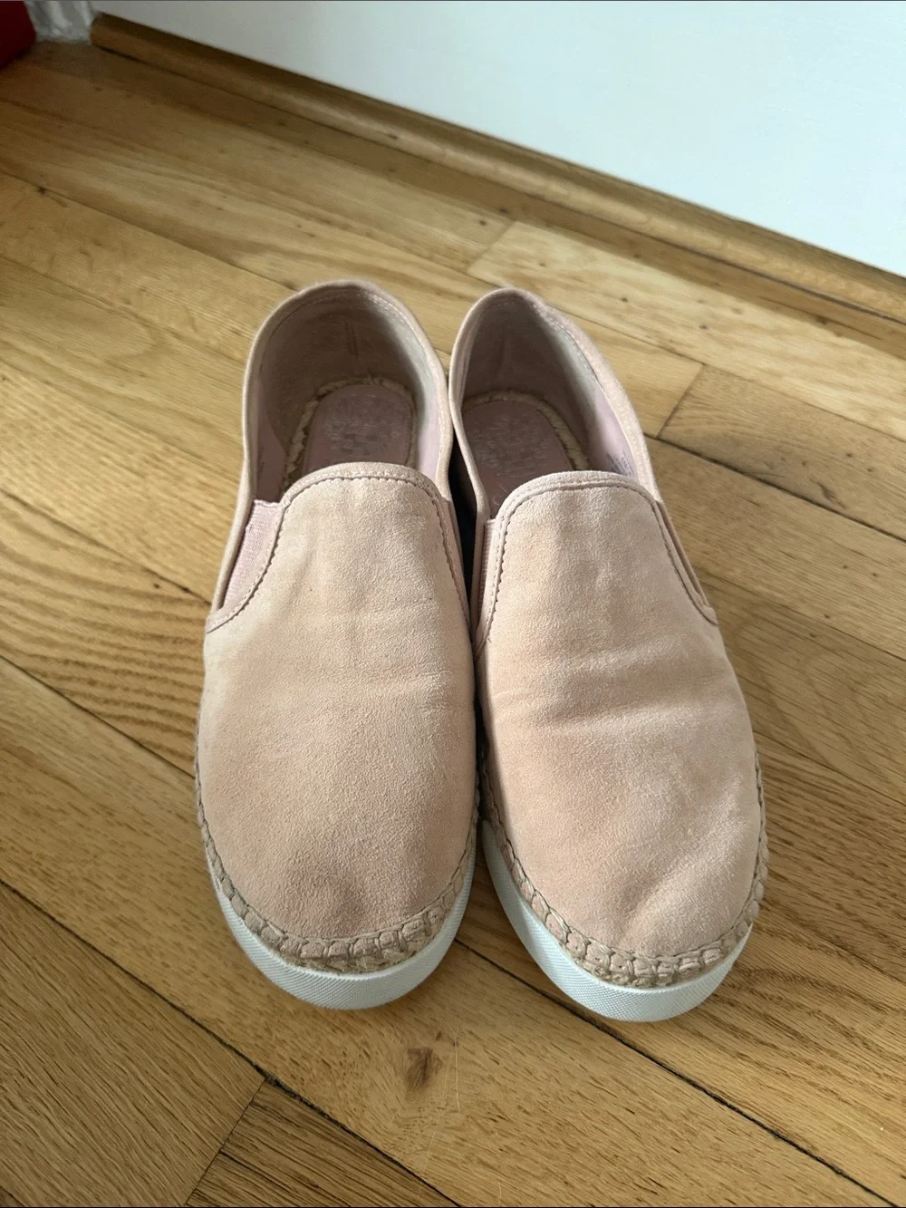 Vince Camuto Slip-On Espadrille Sneakers in Blush Pink